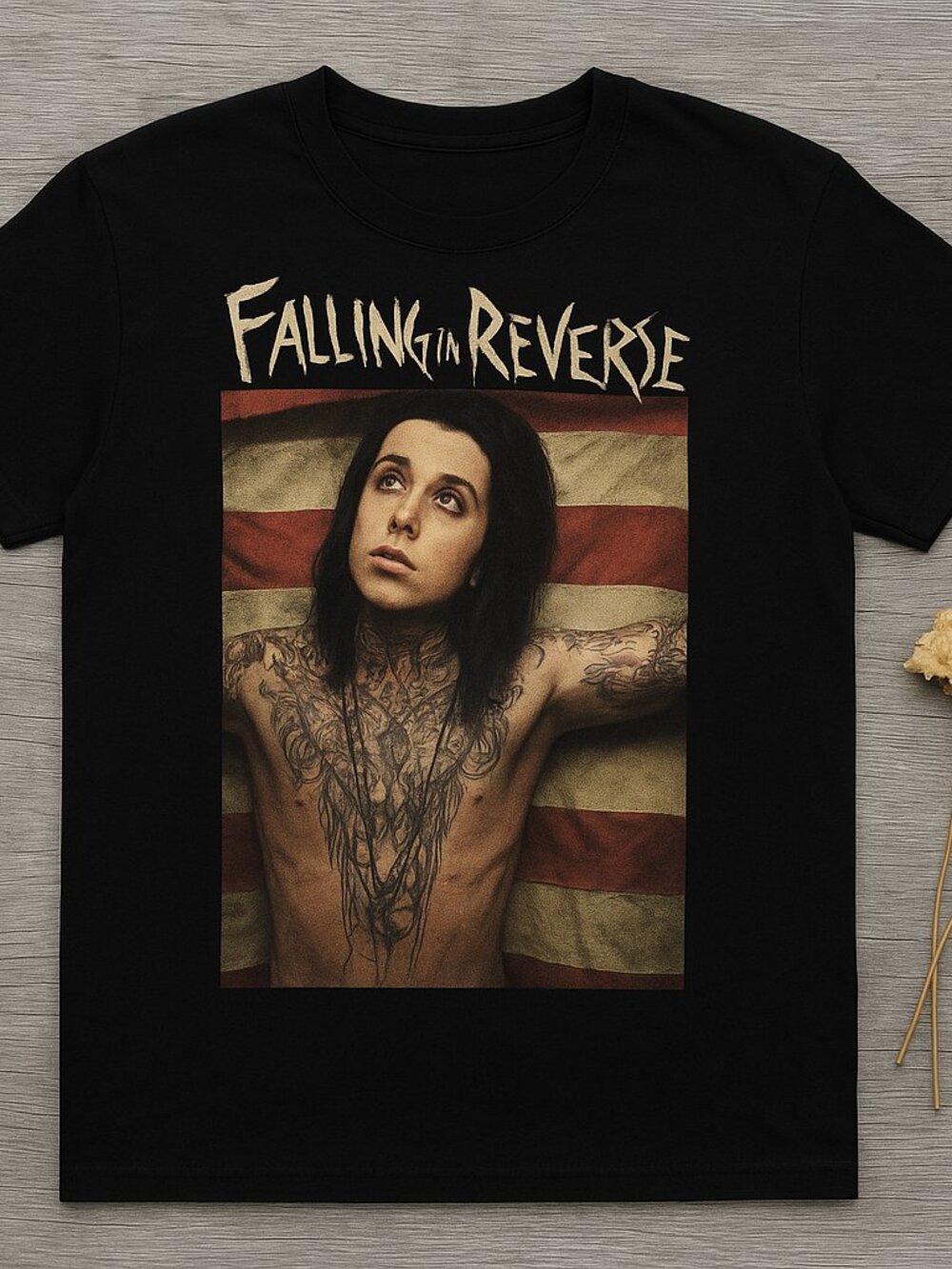 Falling in Reverse Graphic Band Tee | Black Alternative Rock Music T-Shirt